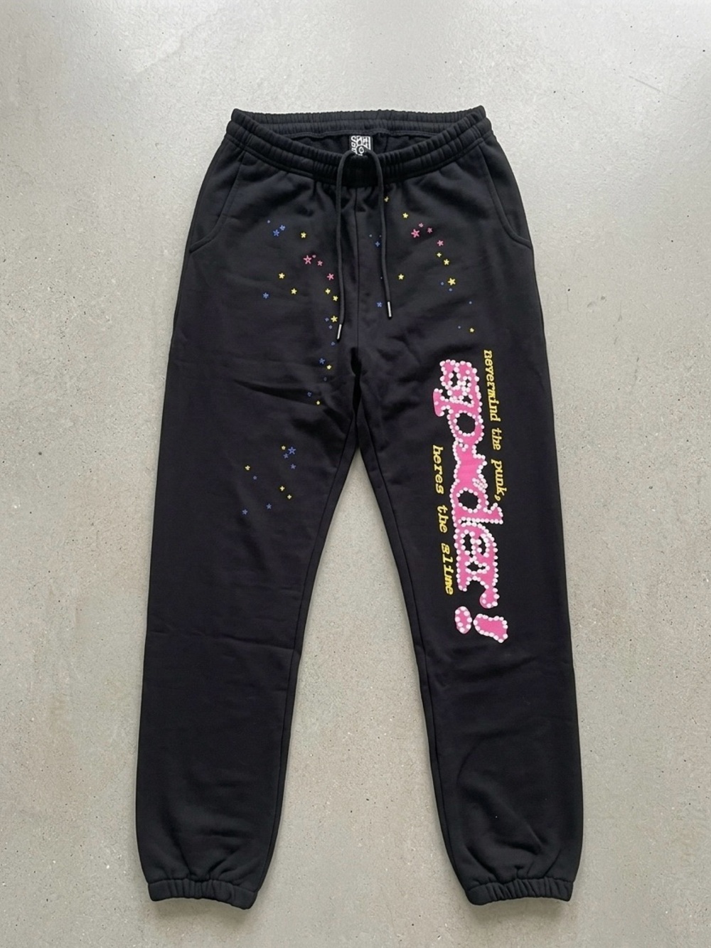 Sp5der Black Pants – Size Small